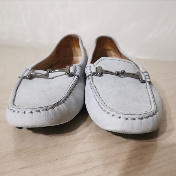 Tod's Suede Moccasin Loafers - Picture 6 of 16